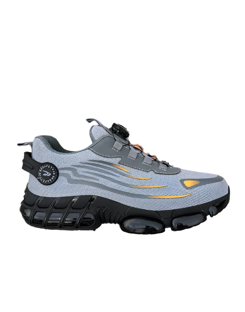 Men's Rotating-Lace Safety Work Shoes