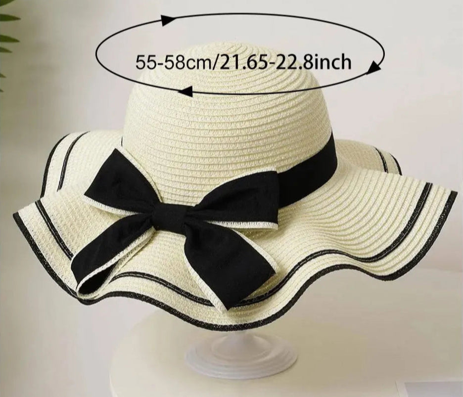 Women's Summer Straw Sunshade Hat
