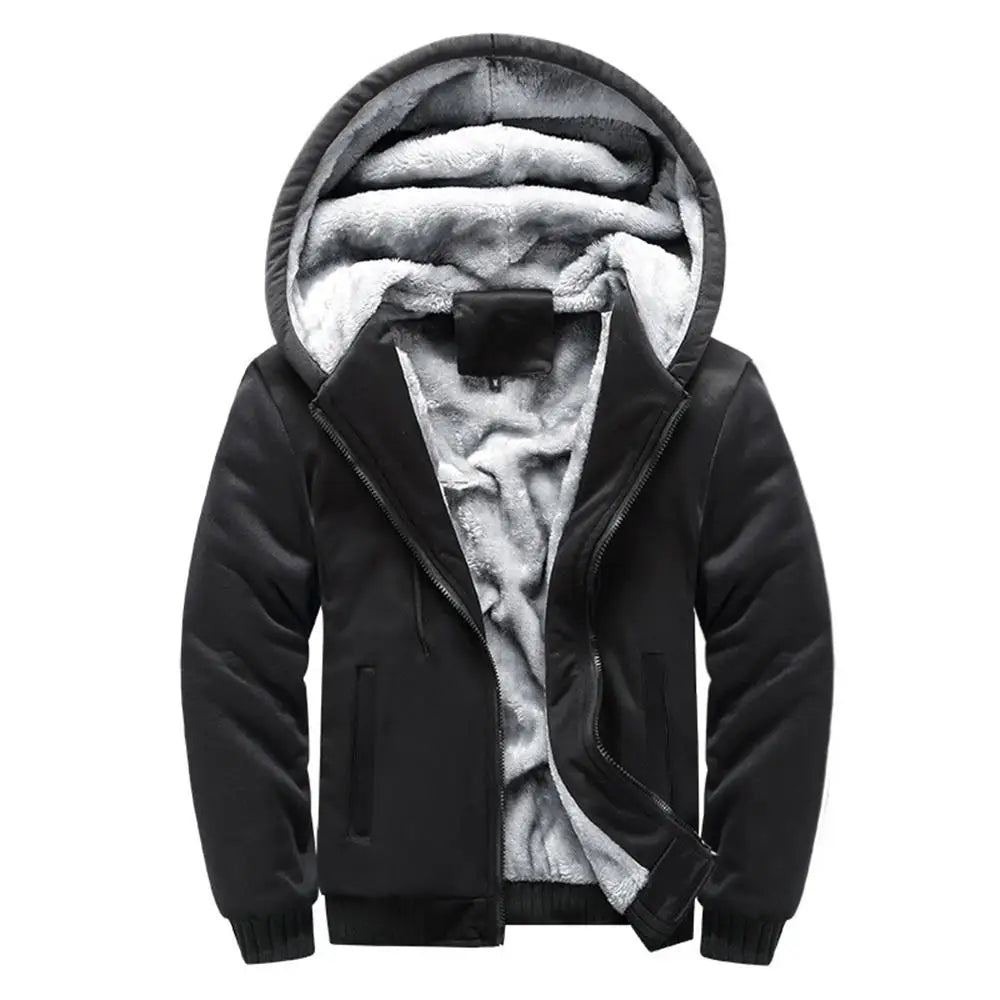 Men's Camo Fleece Winter Jacket