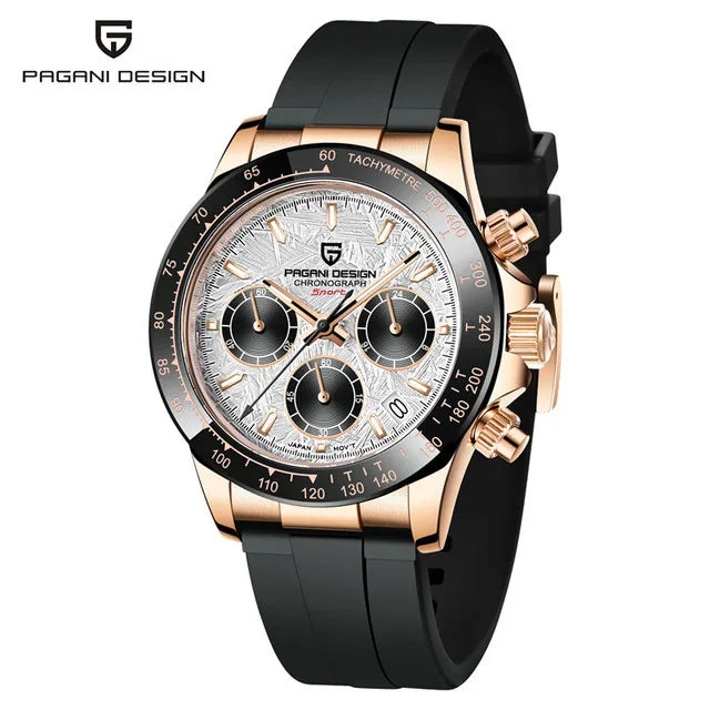 Premium ‘Genuine’ Pagani Design V2 'Relogio Masculino' Retro Sapphire Watch