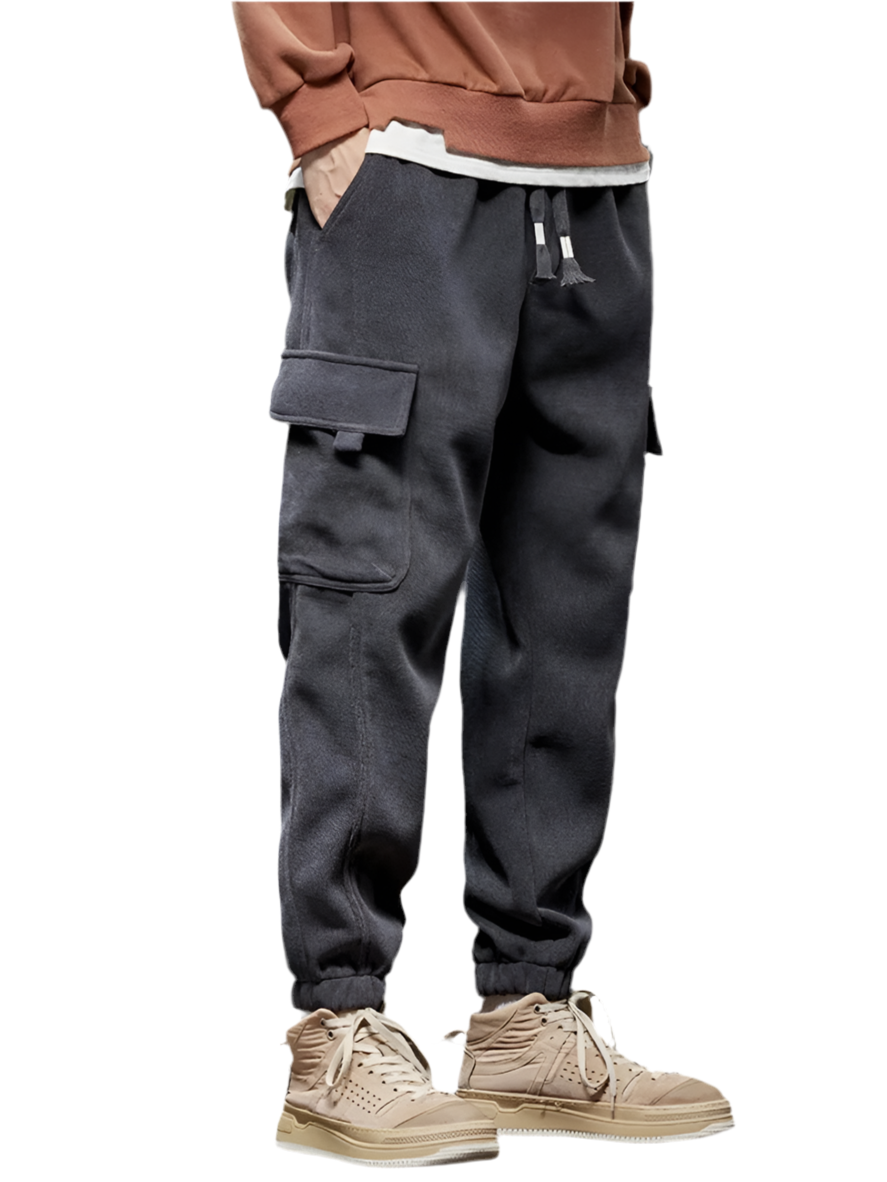 Men's Elastic Waist Straight Jogger Pants