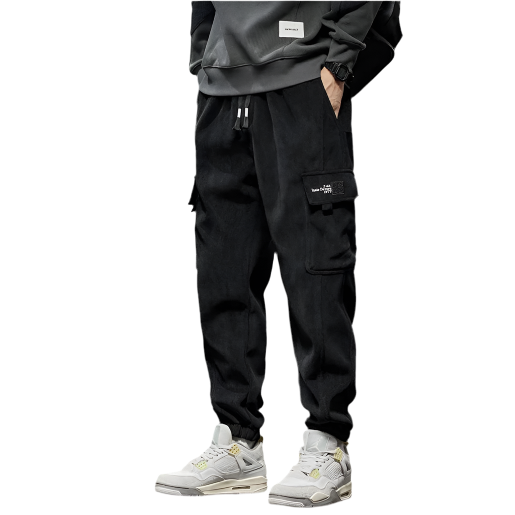 Men's Elastic Waist Straight Jogger Pants