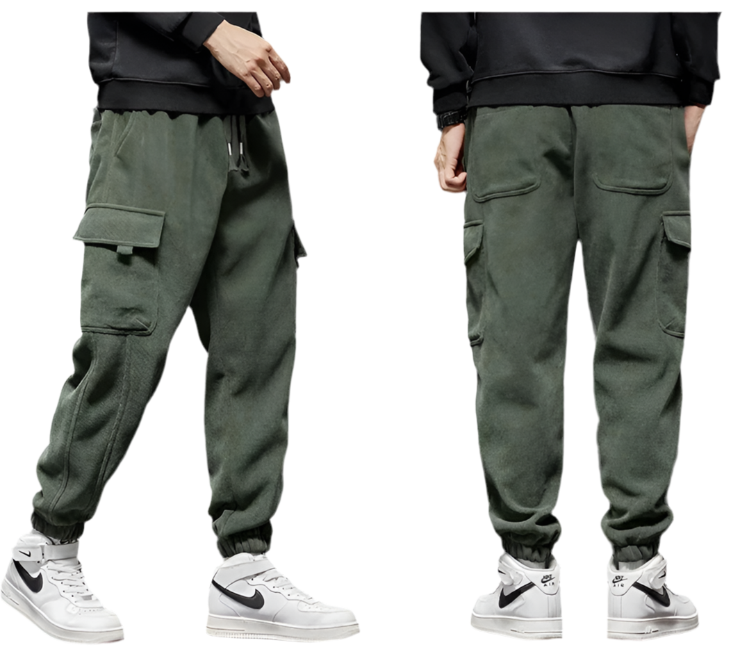 Men's Elastic Waist Straight Jogger Pants