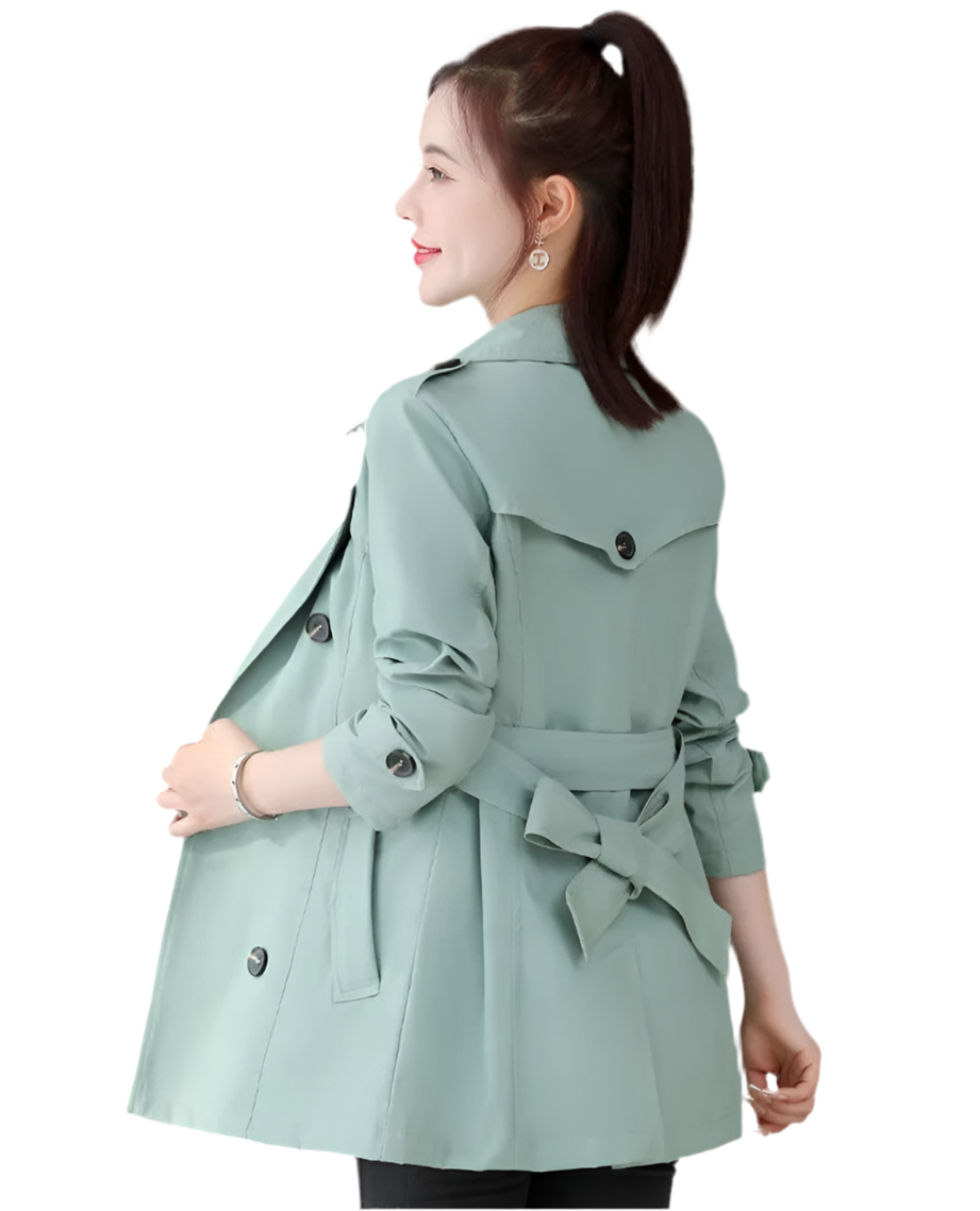 Women's 2024 Belted Spring Windbreaker