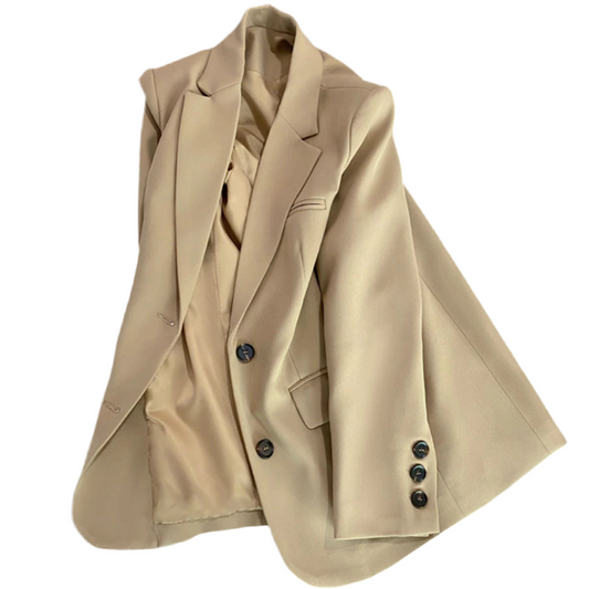 Women's Chic Slim Brown Blazer