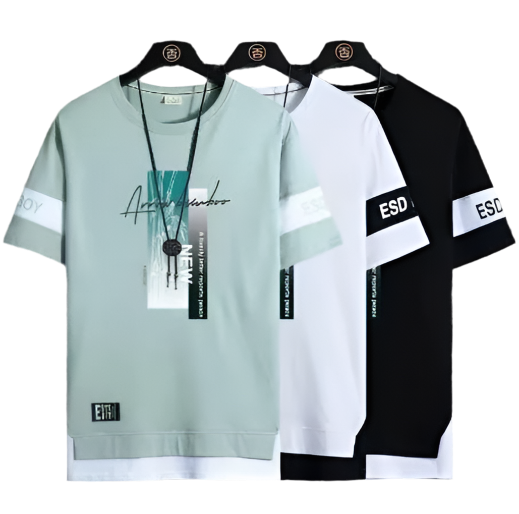 Versatile Colour-Block Summer T-Shirt