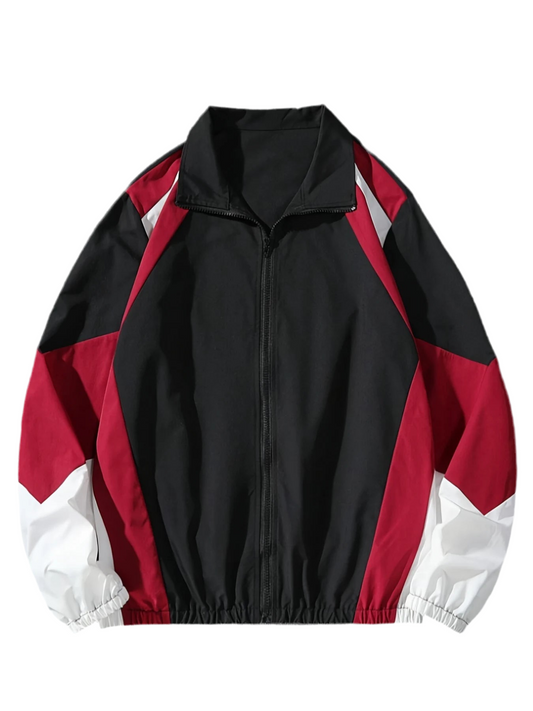 Men's Lightweight Colour-Block Windbreaker