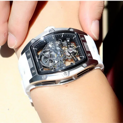 Automatic/Mechanical Skeleton Dial Sports Watch