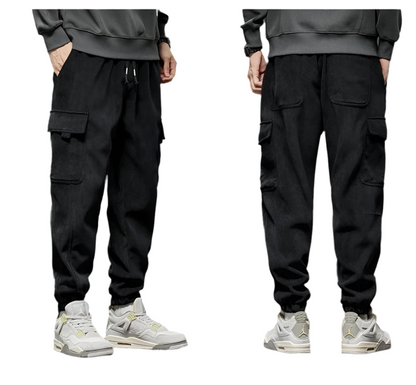 Men's Elastic Waist Straight Jogger Pants