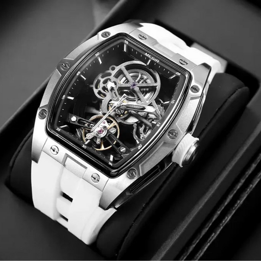 Automatic/Mechanical Skeleton Dial Sports Watch