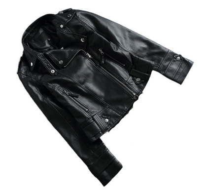 Women's 2024 Chic Leather Moto Jacket