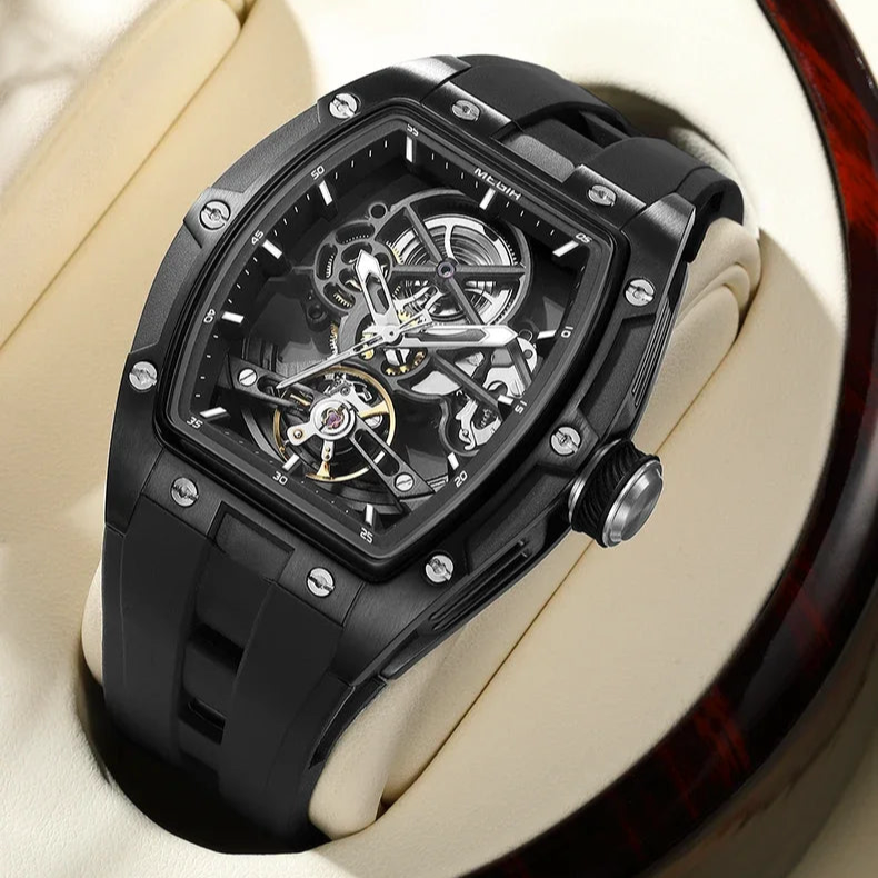 Automatic/Mechanical Skeleton Dial Sports Watch