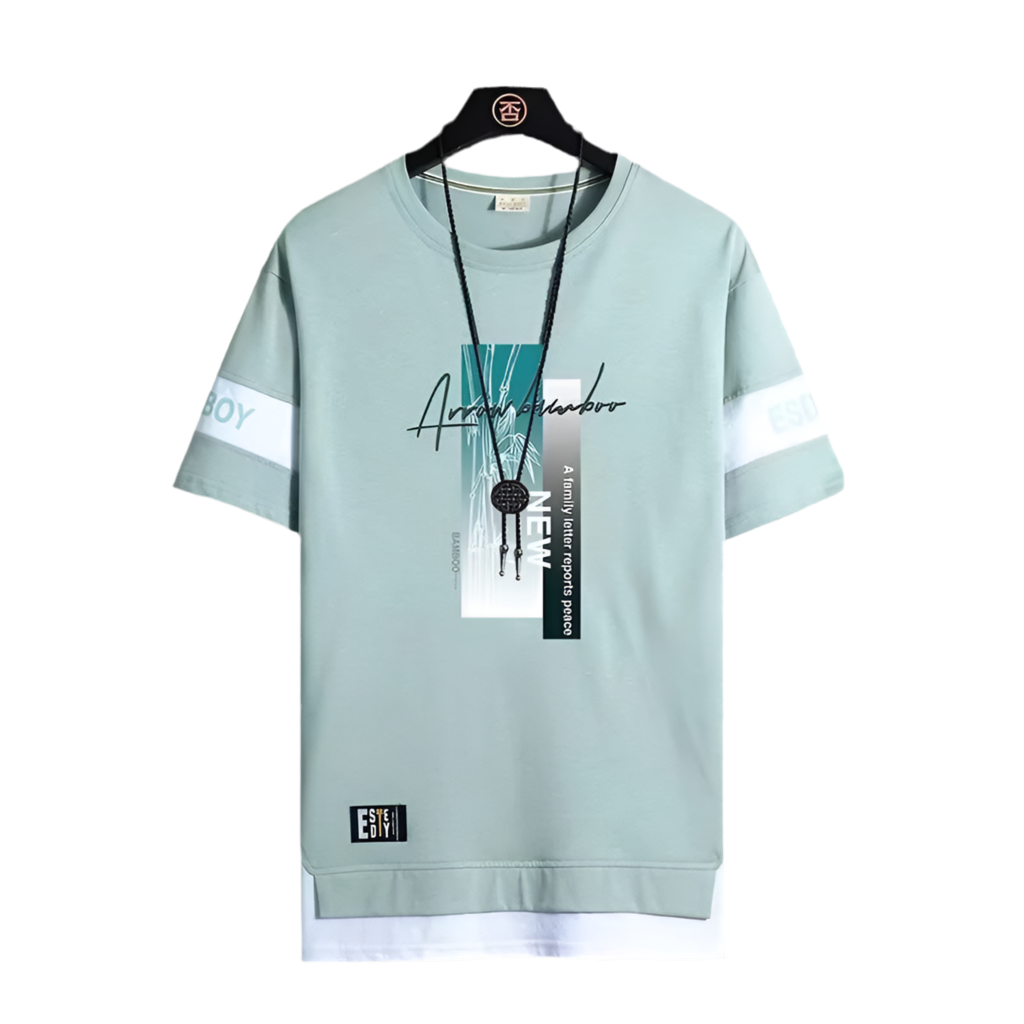Versatile Colour-Block Summer T-Shirt