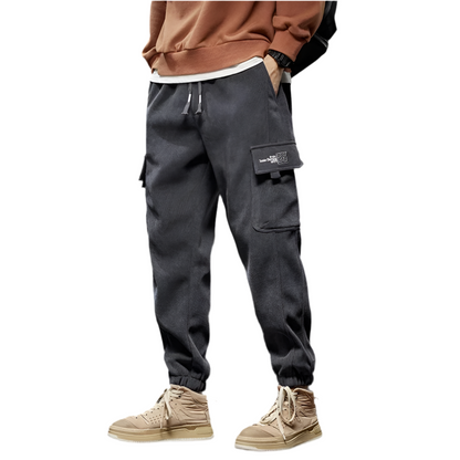 Men's Elastic Waist Straight Jogger Pants