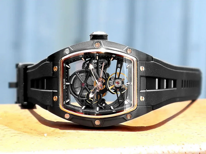 Automatic/Mechanical Skeleton Dial Sports Watch