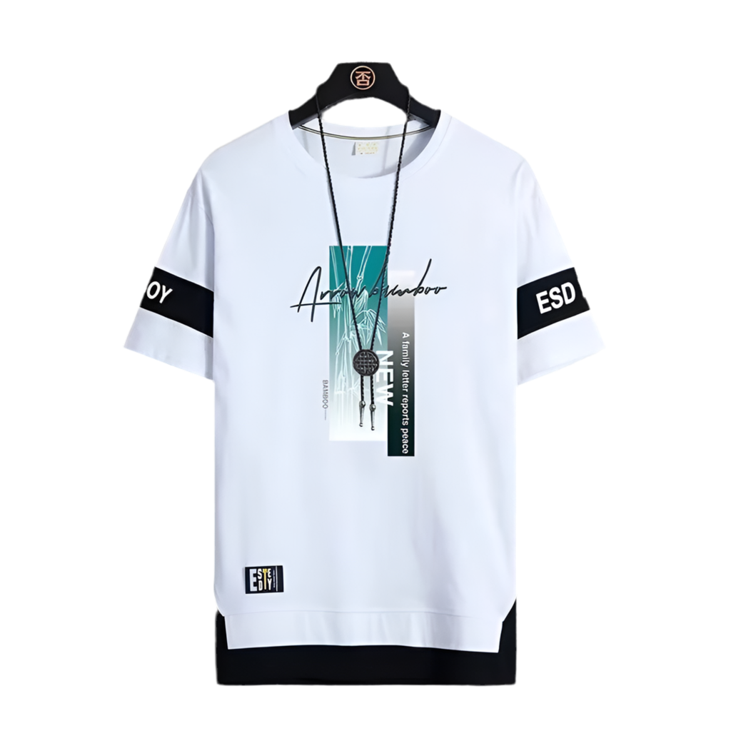 Versatile Colour-Block Summer T-Shirt