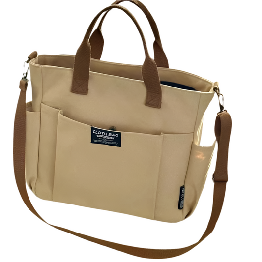 Urban Minimalist Canvas Commuter Tote