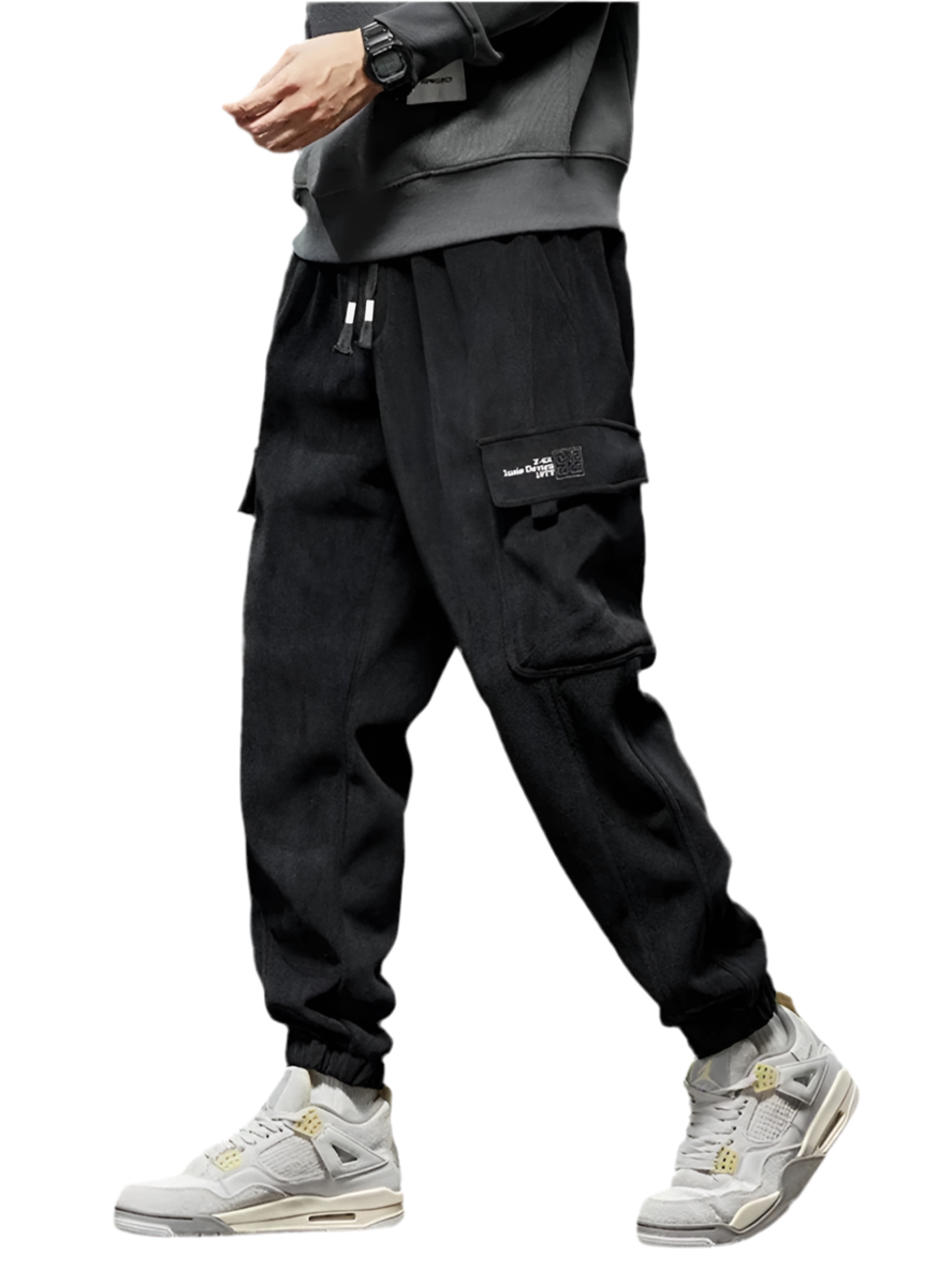 Men's Elastic Waist Straight Jogger Pants