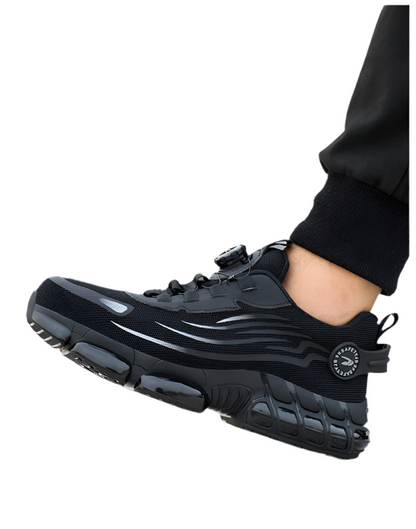 Men's Rotating-Lace Safety Work Shoes