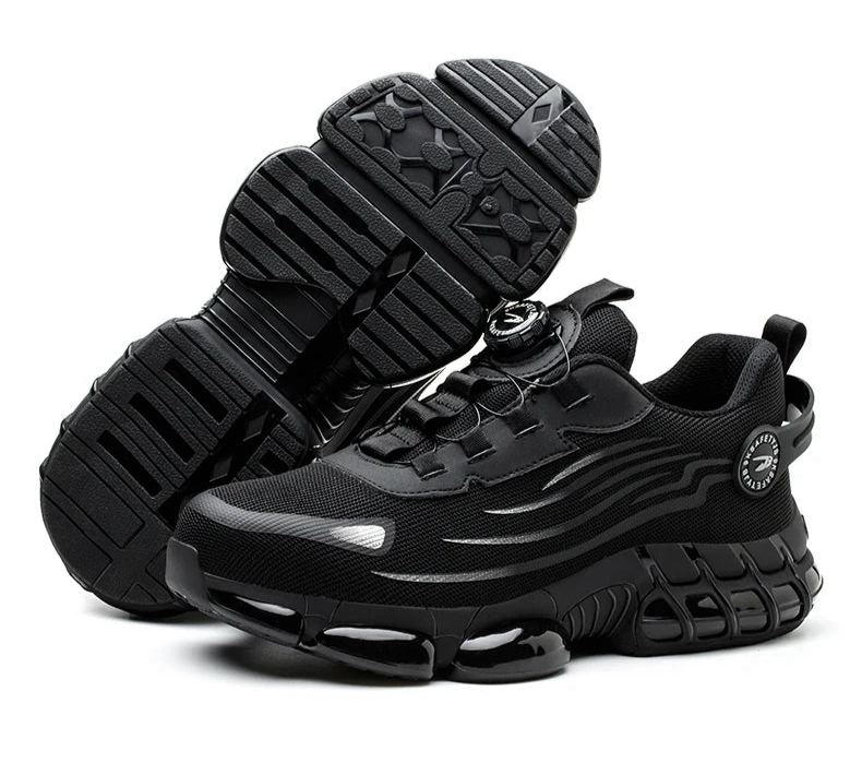Men's Rotating-Lace Safety Work Shoes