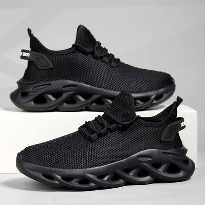 Black Casual Sports Running Sneakers Showcase 2