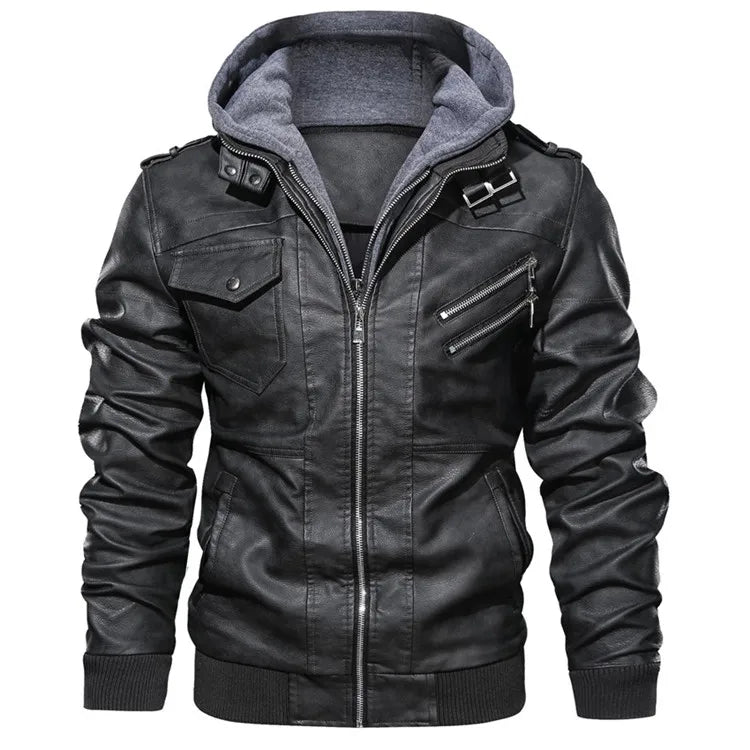 Men's PU Leather Biker Jackets
