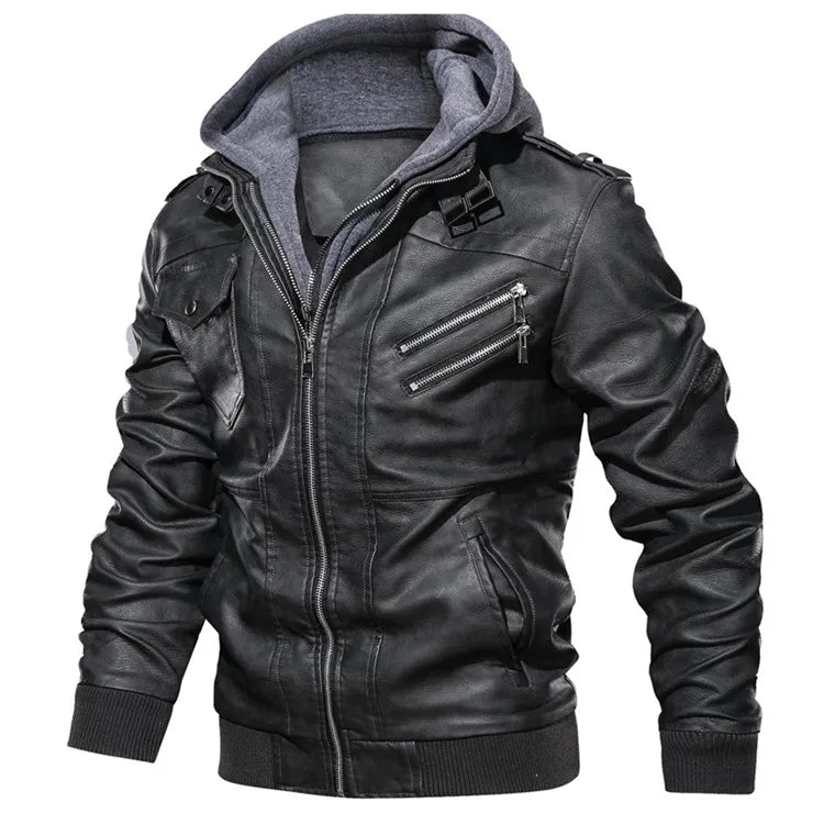 Men's PU Leather Biker Jackets
