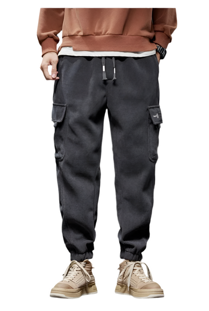Men's Elastic Waist Straight Jogger Pants
