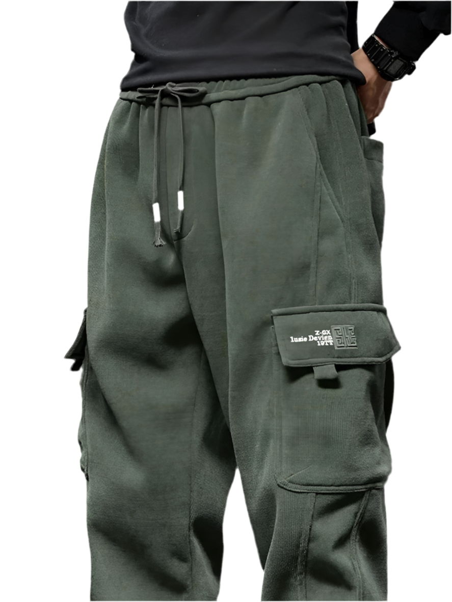Men's Elastic Waist Straight Jogger Pants