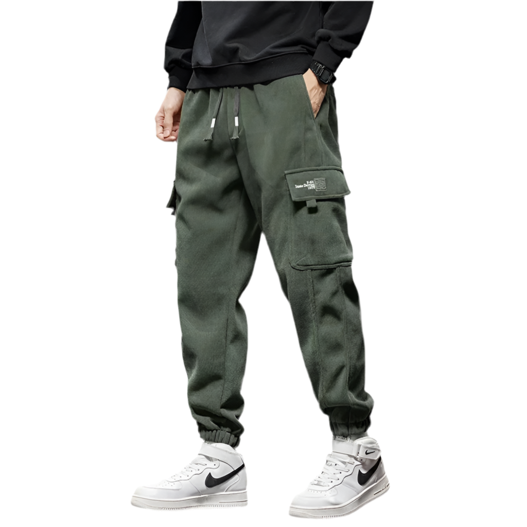 Men's Elastic Waist Straight Jogger Pants