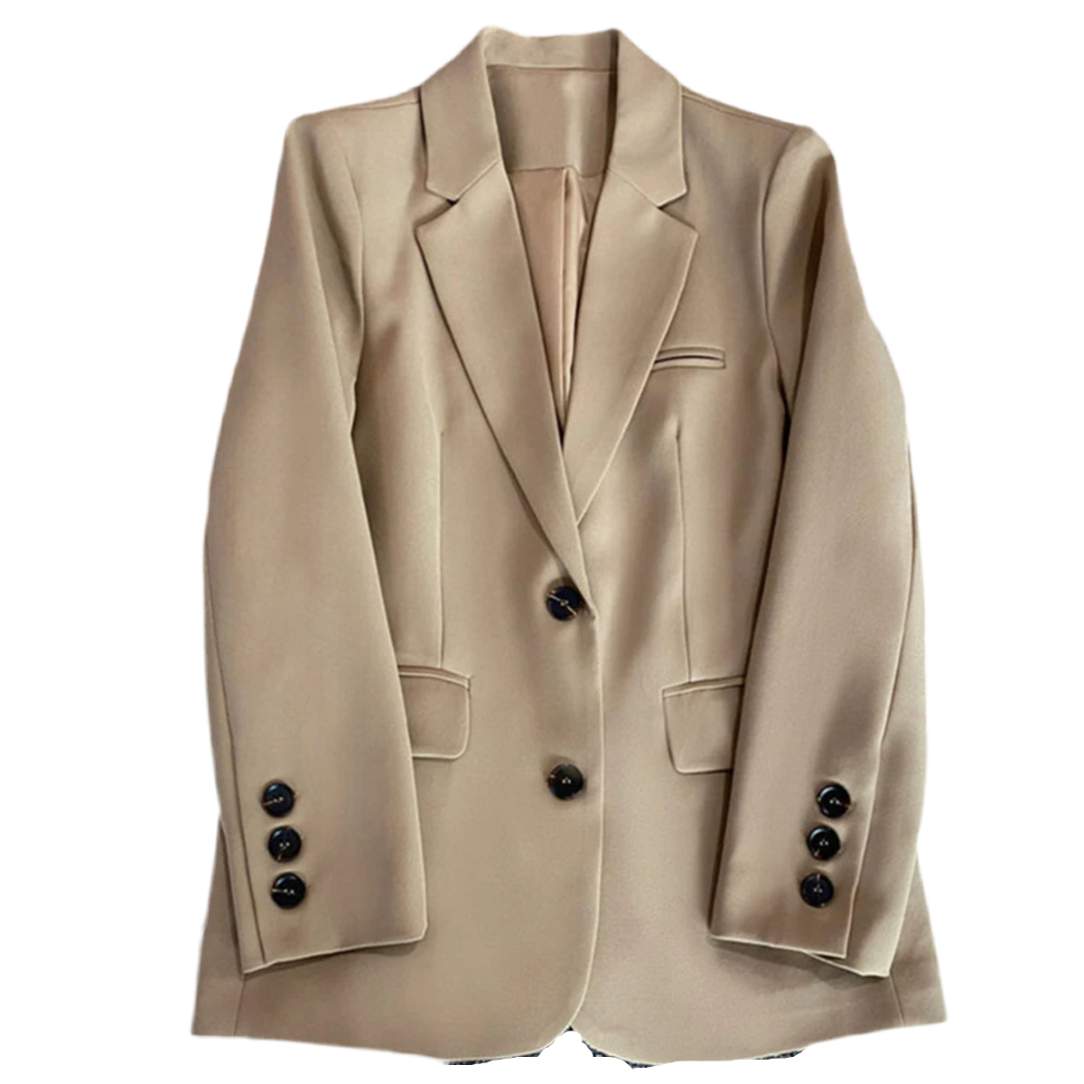 Women's Chic Slim Brown Blazer