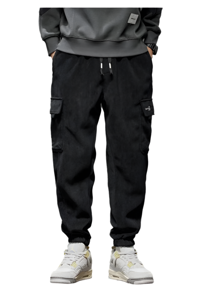 Men's Elastic Waist Straight Jogger Pants