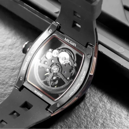 Automatic/Mechanical Skeleton Dial Sports Watch