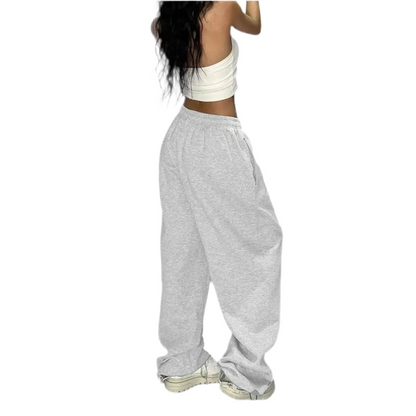Women's Y2K Lace-Up Baggy Sweatpants