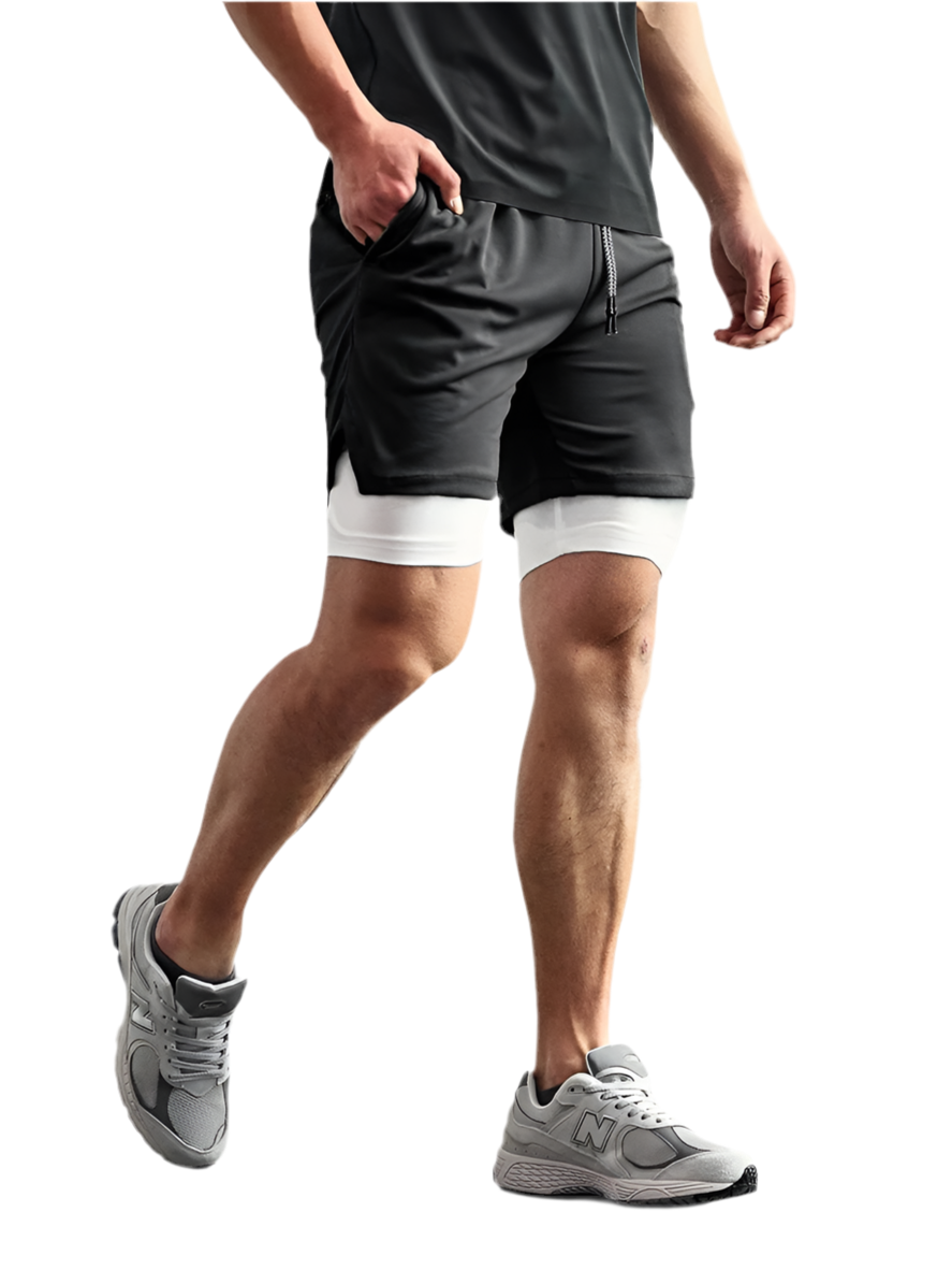 Men's Holy 2-in-1 Performance Gym Shorts