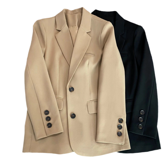 Women's Chic Slim Brown Blazer