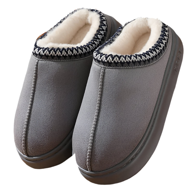 Fluffy Winter Platform Slippers