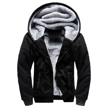 Men's Camo Fleece Winter Jacket