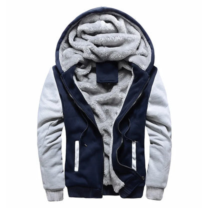 Men's Camo Fleece Winter Jacket