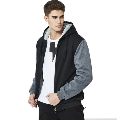 Men's Camo Fleece Winter Jacket