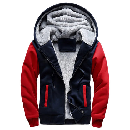 Men's Camo Fleece Winter Jacket