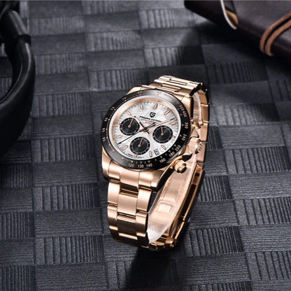 Premium ‘Genuine’ Pagani Design V2 'Relogio Masculino' Retro Sapphire Watch