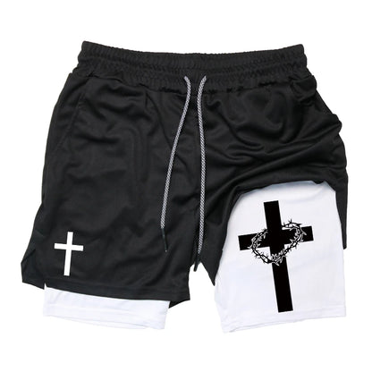 Men's Holy 2-in-1 Performance Gym Shorts