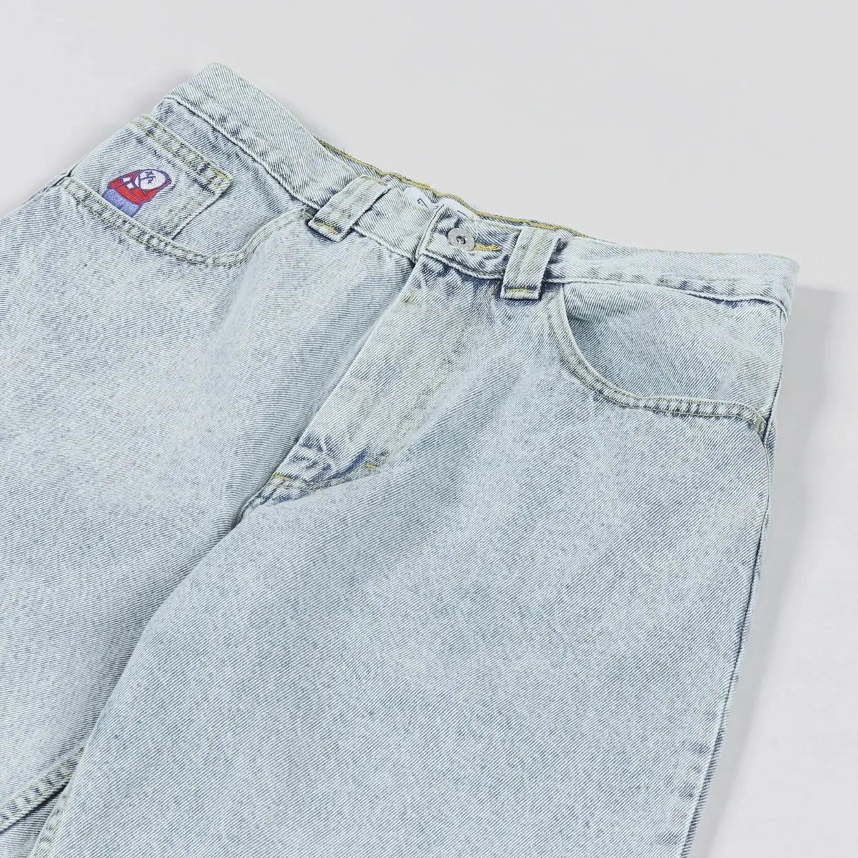 BigBoy Cartoon Graphic Denim Jorts