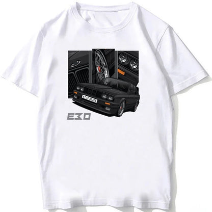 Retro E30 M3 & E34 M5 Euro Tee