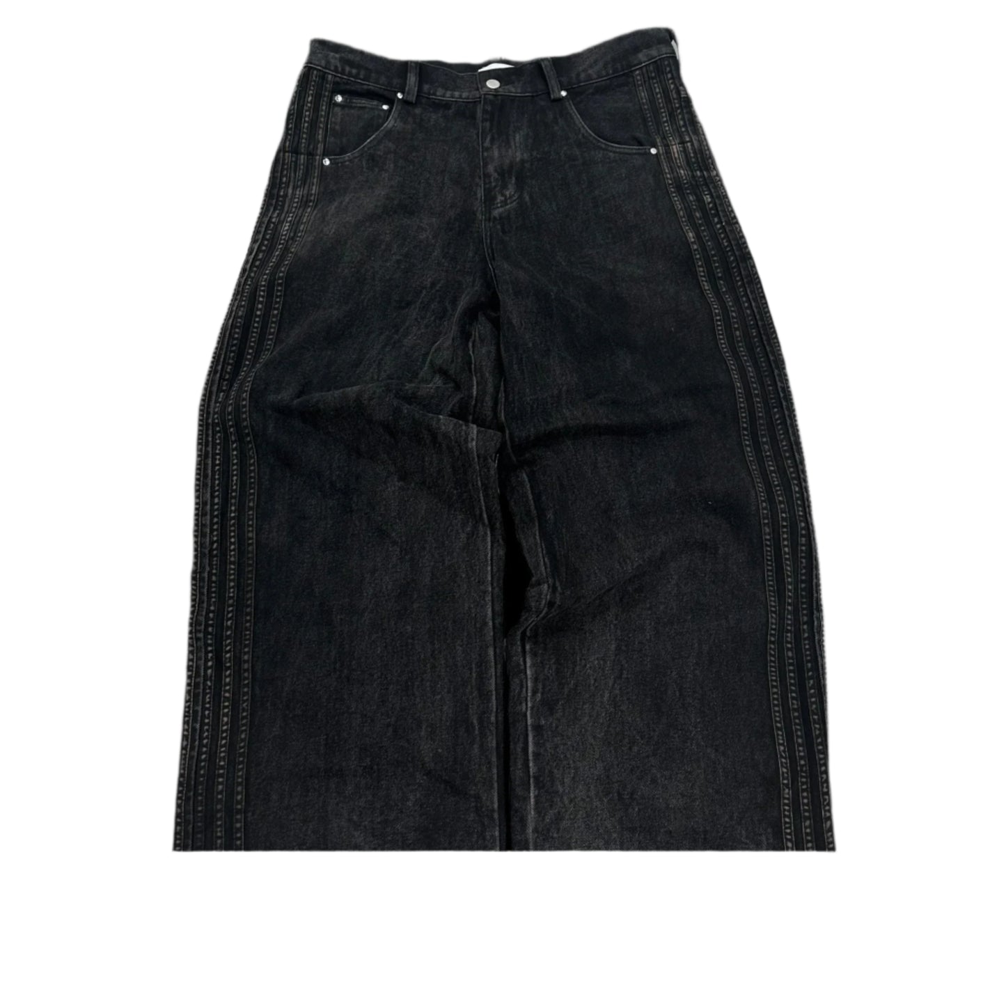 Black jeans on a transparent background