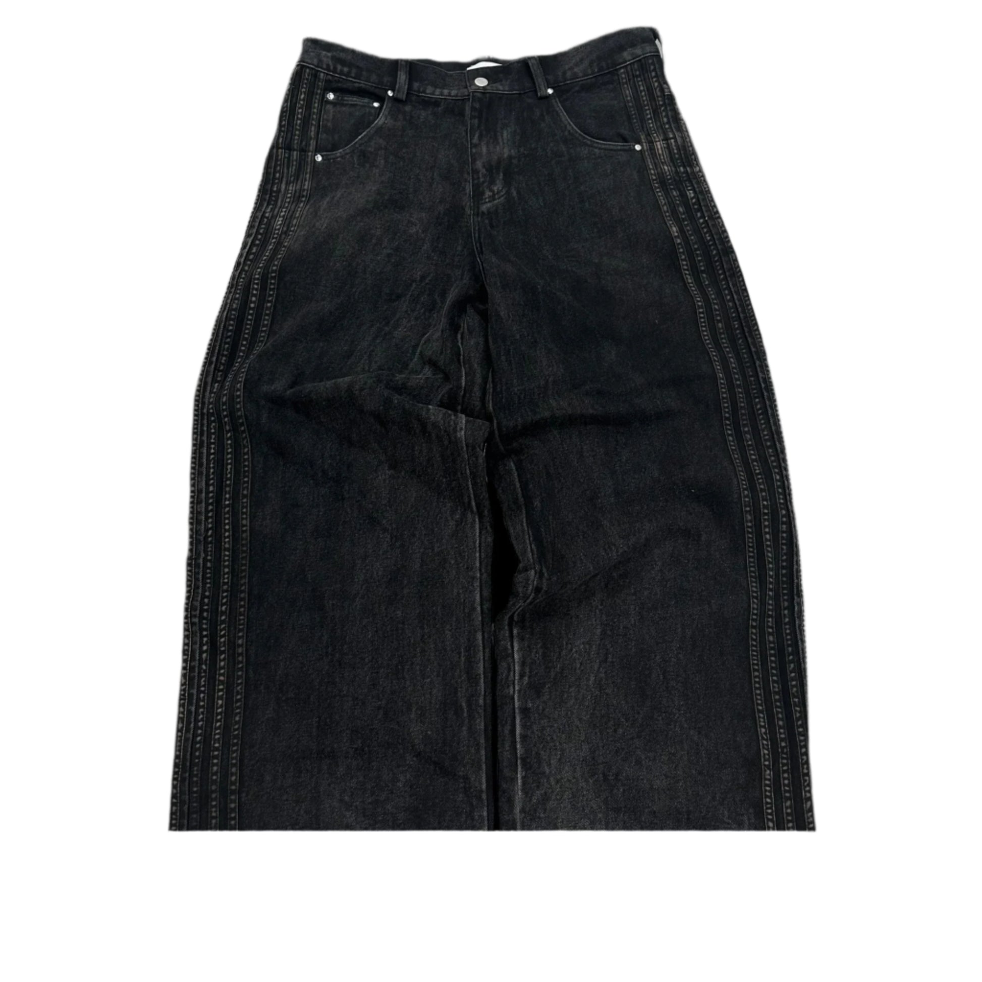 Black jeans on a transparent background