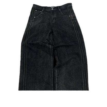 Black jeans on a transparent background