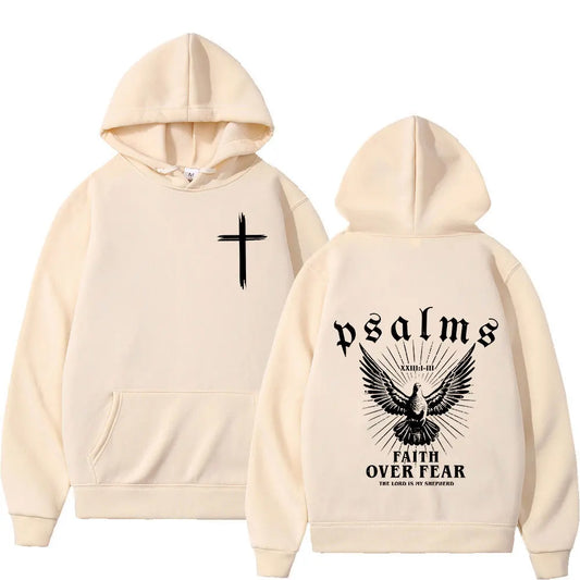 Christian 'Faith Over Fear' Bible Verse Hoodies