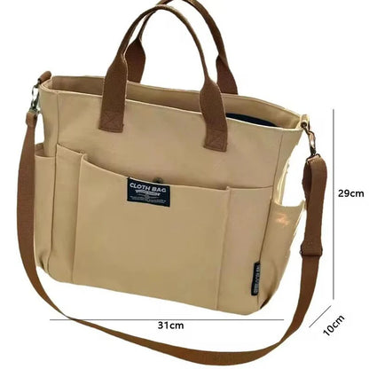 Urban Minimalist Canvas Commuter Tote
